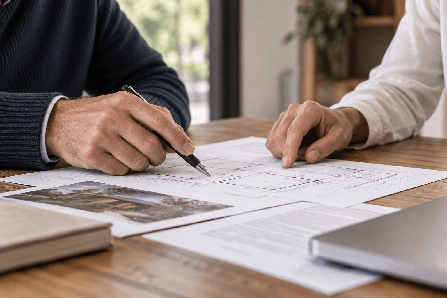 Firma de documentación de una operación inmobiliaria
